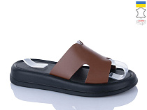 Шлепанцы Sali 505-25 карамель чор-п. в магазине Фонтан Обуви