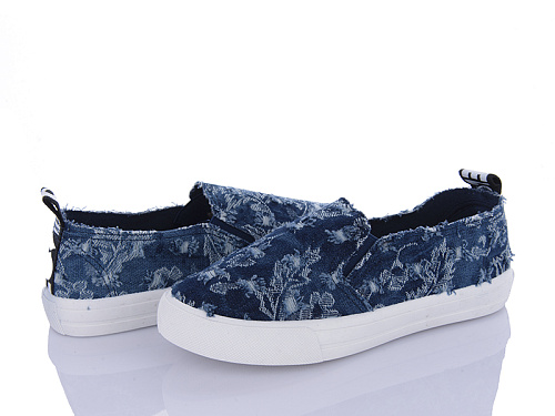 Слипоны Waldem WH48 blue в магазине Фонтан Обуви