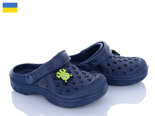 Кроксы Golden Lion 327 т.синій в магазине Фонтан Обуви