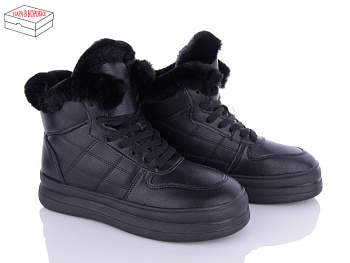Ботинки Ailaifa 2261 all black в магазине Фонтан Обуви
