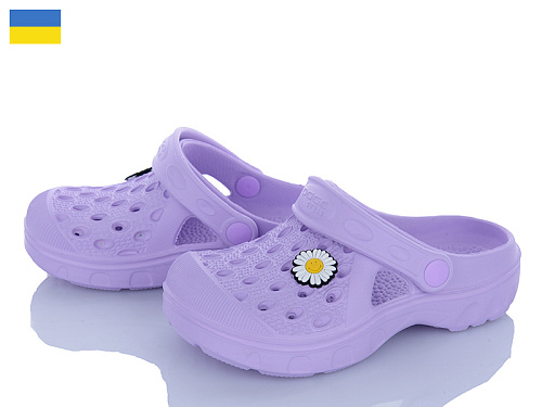 Кроксы Golden Lion 327 бузковий в магазине Фонтан Обуви