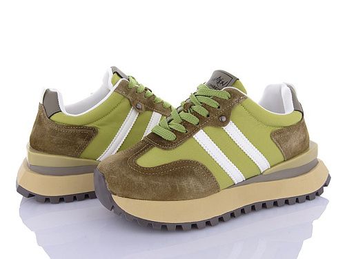 Кроссовки Violeta 197-198 green в магазине Фонтан Обуви