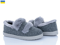 Туфли Lvovbaza Progress УВ22 хутро сірий в магазине Фонтан Обуви