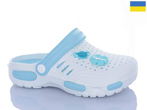 Кроксы Progress 49 білий в магазине Фонтан Обуви