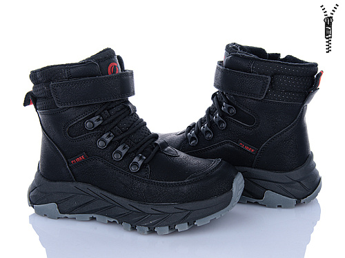 Ботинки Clibee-Shosho HC527 black-red в магазине Фонтан Обуви