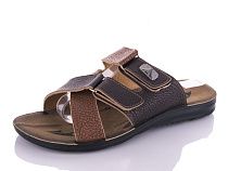 Шлепанцы Demur MKN6842 brown-camel в магазине Фонтан Обуви