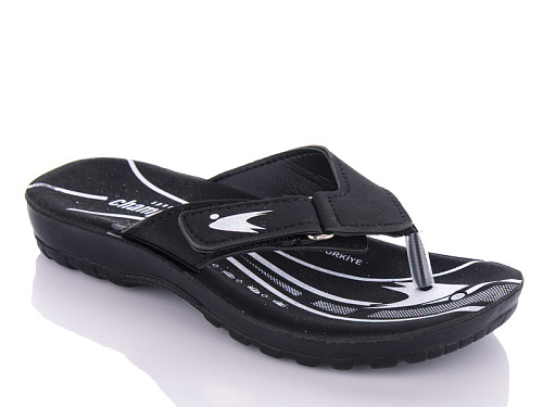 Шлепанцы Gurkem K26-6101 black-white (30-35) в магазине Фонтан Обуви