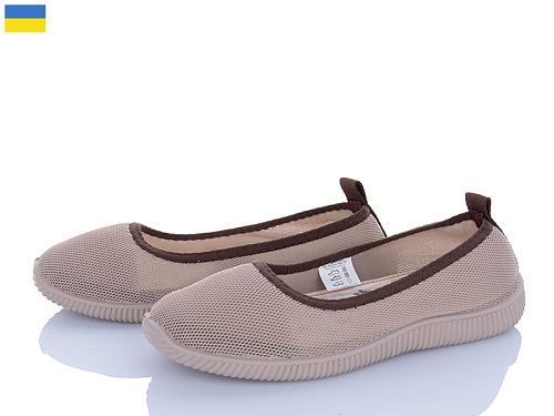 Балетки Vladimir Кредо 23-40 бежевий в магазине Фонтан Обуви