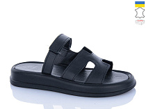 Шлепанцы Garti 014 чорний шк. в магазине Фонтан Обуви