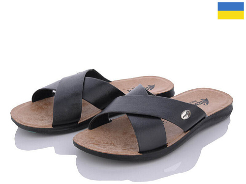Шлепанцы Gurkem 2024-001-1 чорний в магазине Фонтан Обуви
