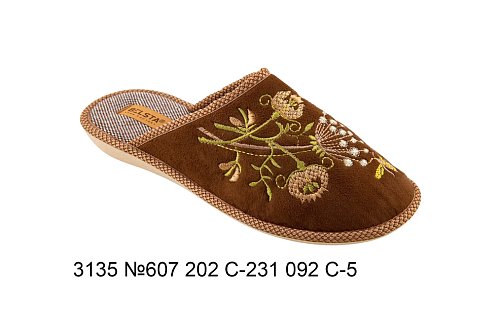Тапочки женские  3135 №607 202 С-231 092  С-5 в магазине Фонтан Обуви