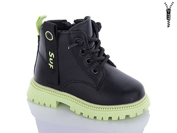Ботинки Clibee GP710 black-green в магазине Фонтан Обуви