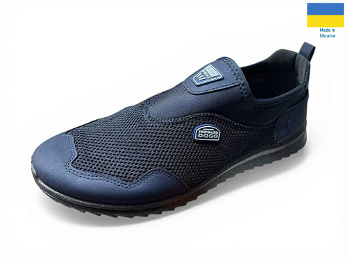 Слипоны Rai Shoes 29-01 синій в магазине Фонтан Обуви