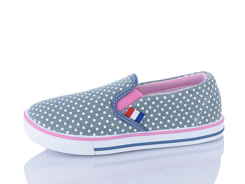 Слипоны Jibukang D6691 blue в магазине Фонтан Обуви