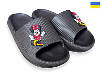 Шлепанцы Rai Shoes 022 mikki шоколад в магазине Фонтан Обуви