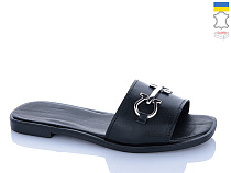 Шлепанцы Garti 04 чорний шк. в магазине Фонтан Обуви