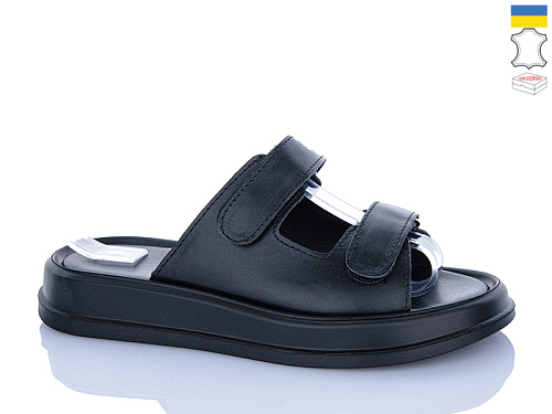 Шлепанцы Sali 248 чорний к чор-п. в магазине Фонтан Обуви