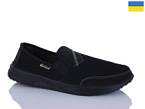 Слипоны Demur 6148 чорний в магазине Фонтан Обуви