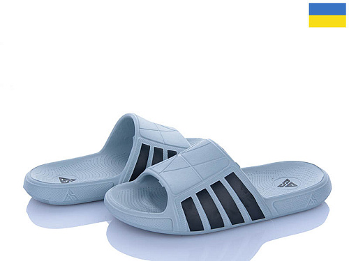 Шлепанцы Inblu 010 сірий-блакитний в магазине Фонтан Обуви