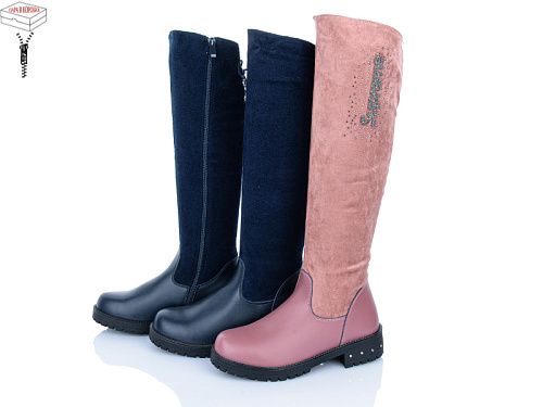 Сапоги Viktoria Ф11-4 mix єврозима в магазине Фонтан Обуви