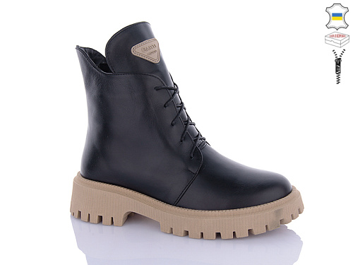 Ботинки Garti 4 чорний шк.-old-1 в магазине Фонтан Обуви
