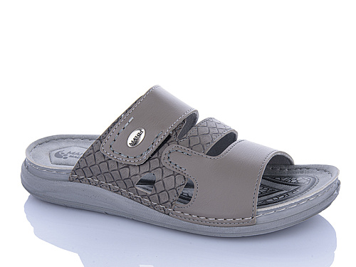 Шлепанцы Oskar 01-47 сірий в магазине Фонтан Обуви