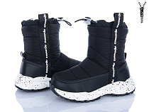 Дутики Clibee-Shosho D6907P-1 black в магазине Фонтан Обуви