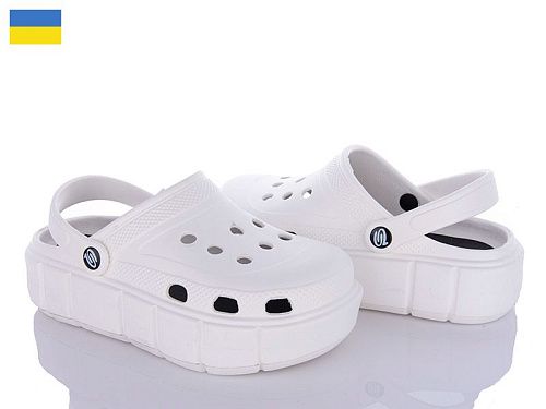 Кроксы Roks Progress 152 білий в магазине Фонтан Обуви