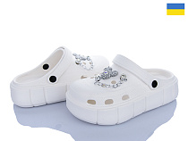 Кроксы Roks 152-451 білий в магазине Фонтан Обуви
