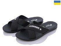 Шлепанцы Demur 2024-004-1 чорний батал в магазине Фонтан Обуви