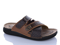 Шлепанцы Oskar 01-15 св.коричневий в магазине Фонтан Обуви
