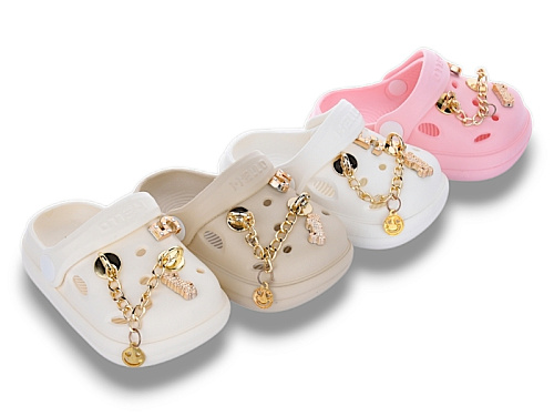 Кроксы Deshman 10619 mix в магазине Фонтан Обуви