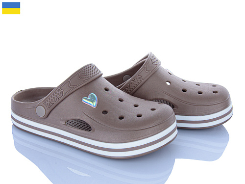 Кроксы Golden Lion 416 бежевий в магазине Фонтан Обуви