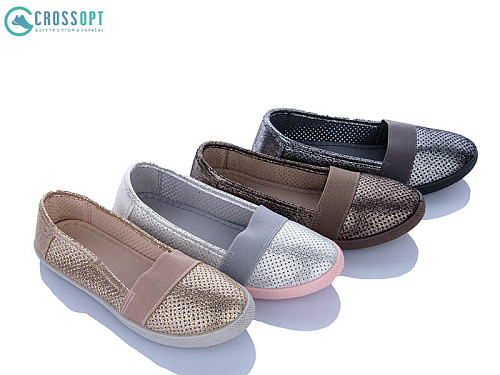 Слипоны Crossopt TL302C mix в магазине Фонтан Обуви