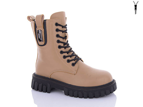 Ботинки Qq Shoes 5223 khaki в магазине Фонтан Обуви