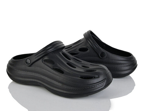 Кроксы X&L 802 black в магазине Фонтан Обуви