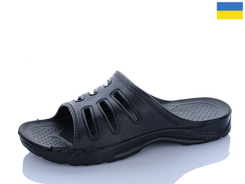 Шлепанцы Sanlin2 SV012 краб чорний в магазине Фонтан Обуви