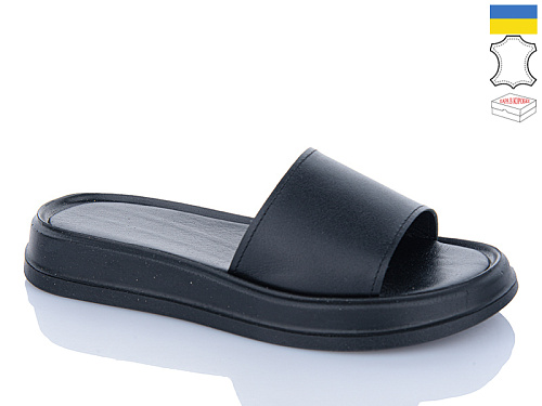 Шлепанцы Garti 12 чорний шк. в магазине Фонтан Обуви