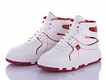 Ботинки Панда BK72 white-red в магазине Фонтан Обуви