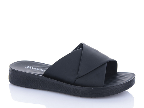 Шлепанцы Minghong 7719 black в магазине Фонтан Обуви