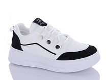 Кроссовки Леопард 2186 white-black в магазине Фонтан Обуви