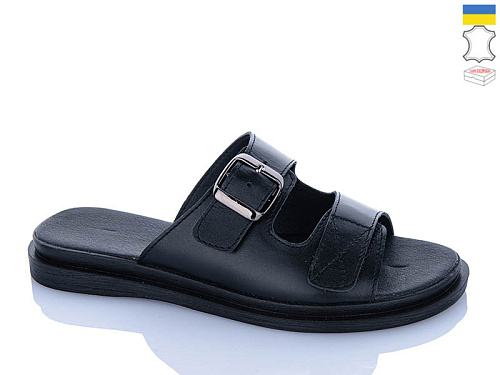 Шлепанцы Sali 110 чорний к чор-п. в магазине Фонтан Обуви