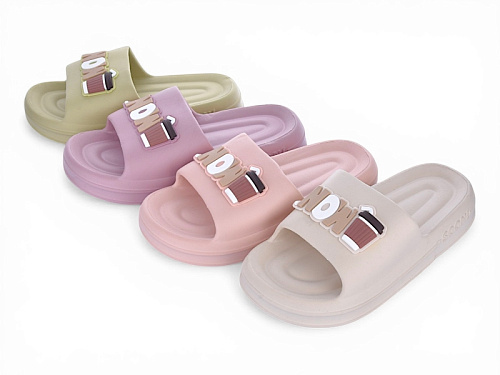 Шлепанцы Jh-Ян 5638 mix в магазине Фонтан Обуви