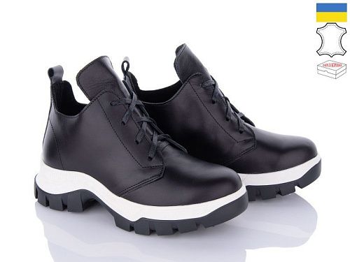 Ботинки No Brand 02-13 чорний в магазине Фонтан Обуви