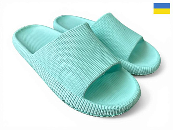 Шлепанцы Rai Shoes 024 мята в магазине Фонтан Обуви