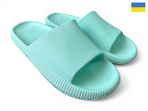 Шлепанцы Rai Shoes 024 мята в магазине Фонтан Обуви