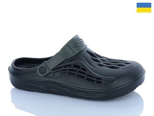 Кроксы Dago Гіпаніс M129 чорний в магазине Фонтан Обуви