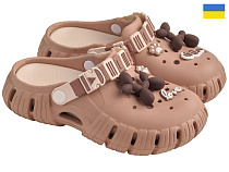 Кроксы Rai Shoes DS77 нюдовий в магазине Фонтан Обуви