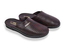 Тапочки Rai Shoes 95080501 бордовий в магазине Фонтан Обуви