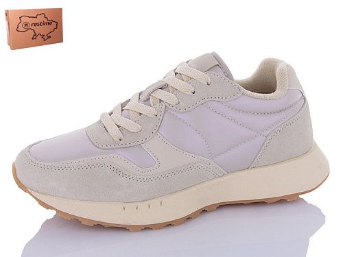 Кроссовки Restime JWO24375 white-shine в магазине Фонтан Обуви